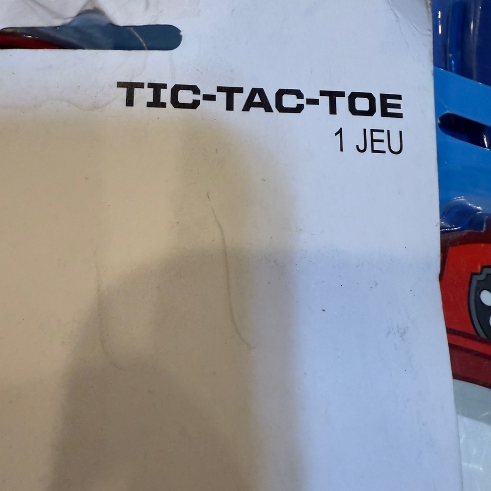 Paw Patrol Tic-Tac-Toe Game Blue and Red Nickelodeon 
Dalmatian Travel Game - Picture 4 of 13